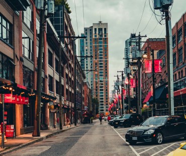 The streets of Yaletown