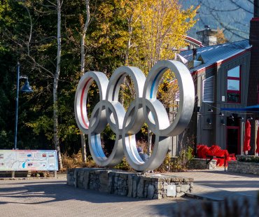 Whistler olympic Park Olympic Rings