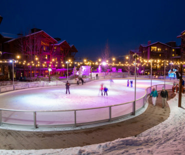 Ice Skating Rink at Jackson Hole