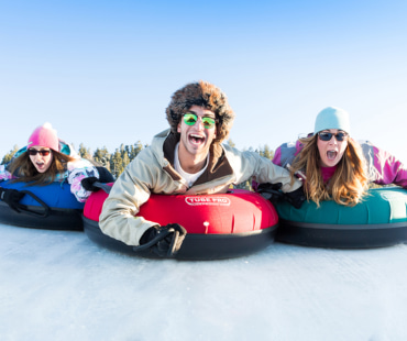 Friends Tubing at Park City