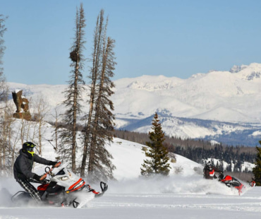 Snowmobile Tour at Steamboat