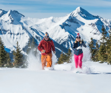 Snowshoeing at Telluride