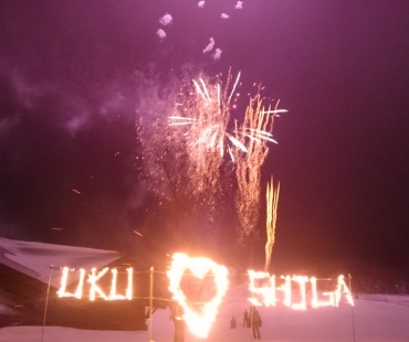 Fireworks at Shiga Kogen