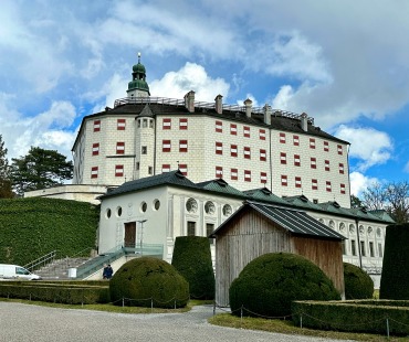 The Ambras Castle high in Innsbruck