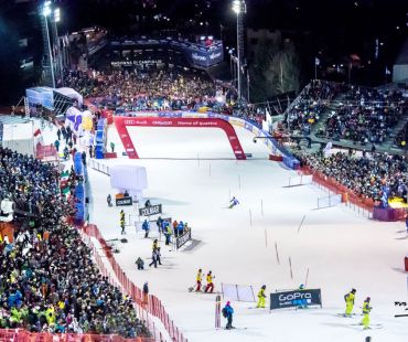 Tracks at the Alpine Ski World Cup