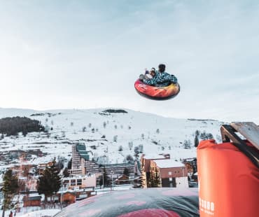 Air Bag Park at Les 2 Alpes