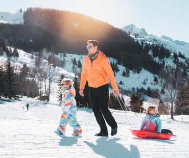 Tobogganing at Les 2 Alpes