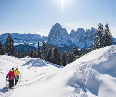 Winter Hiking at Val Gardena