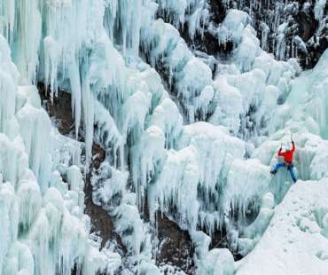 Ice Climbing at Val Gardena