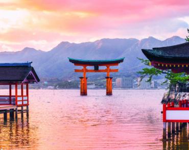 Floating Torri Gate on Miyajima Island