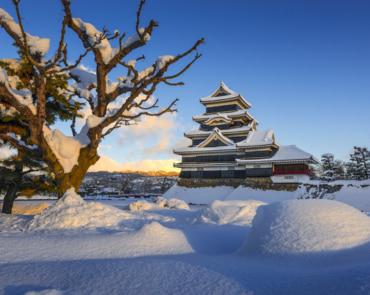 A Snowy Matsumoto Castle 